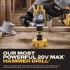 DEWALT 20V MAX XR Brushless Hammer Drill 1/2 In. and High Torque 1/4 Impact Driver Combo with 2 x 4 Ah Batteries and 4 Amp Charger (DCK2112QQ2)(2 Tools + Bag)