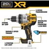 DEWALT 20V MAX XR Brushless Hammer Drill 1/2 In. and High Torque 1/4 Impact Driver Combo with 2 x 4 Ah Batteries and 4 Amp Charger (DCK2112QQ2)(2 Tools + Bag)