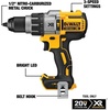 DEWALT 20V MAX XR Cordless Hammer Drill Driver Brushless, Heavy Duty 1/2″, 3-Speed, Tool Only (DCD996B)(3-Speed)