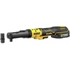 DEWALT 20V MAX XR Cordless Ratchet, 3/8″ and 1/2″ Sealed Head Ratchet, Bare Tool Only (DCF510B)(Kit with Battery)