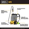 DEWALT 20V MAX XR High Capacity Concrete Chemical Sprayer, 4-Gallon Tank, 150 PSI, 6 Nozzles, 10-Speed Flow Control, Tool Connect Ready, Backpack Straps, Battery & Charger Not Included (DCCS1100B)