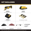 DEWALT 20V MAX XR Oscillating Tool Kit with Blades, 3 Speed Cordless Brushless Multitool, Up to 20,000 OPM, LED Light, Battery and Charger Included (DCS356C1)(20V MAX XR)