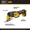 DEWALT 20V MAX XR Oscillating Tool Kit with Blades, 3 Speed Cordless Brushless Multitool, Up to 20,000 OPM, LED Light, Battery and Charger Included (DCS356C1)(20V MAX XR)