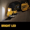 DEWALT 20V Oscillating Tool, Cordless, Wood Blades, Sandpaper, Tool Bag, Battery and Charger Included (DCS356SD1)(One Size)