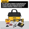 DEWALT 20V Oscillating Tool, Cordless, Wood Blades, Sandpaper, Tool Bag, Battery and Charger Included (DCS356SD1)(One Size)