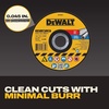 DEWALT 4-1/2 In x .045 in Aluminum Oxide Bonded Abrasive Cut Off Blade with 7/8 in Arbor, 15 Pack General Purpose Cutting Wheels (DWA8051B15)
