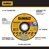 DEWALT 4-1/2 In x .045 in Aluminum Oxide Bonded Abrasive Cut Off Blade with 7/8 in Arbor, 15 Pack General Purpose Cutting Wheels (DWA8051B15)