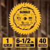 DEWALT 6-1/2 in. 40T Circular Saw Blade (DWA261240)
