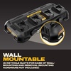 DEWALT Battery Charger 12V MAX, 20V MAX, FLEXVOLT 20V/60V MAX, 4 Amp, Fast Charger, Multiport Simultaneous Charging Station (DCB1404)