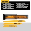 DEWALT Bi-Metal Reciprocating Saw Blade Multi TPI (16 Pack) (DW4899C)