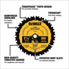 DEWALT Circular Saw Blade, 7 1/4 Inch, 24 Tooth, Wood Cutting (DWA171424)(One Size (Pack of 2))