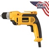 DEWALT Corded Drill, 7.0-Amp, 3/8-Inch, Pistol Grip (DWD110K), Yellow(Drill Kit Only)