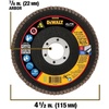 DEWALT DWA8280H 40G T29 XP Ceramic Flap Disc, 4-1/2″ x 5/8″(60G 7/8-Inch Hub)