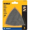DEWALT DWASPTRIM120 120 Grit Mesh Oscillating Triangle (5 Piece)(1 Count (Pack of 1))