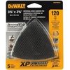 DEWALT DWASPTRIM120 120 Grit Mesh Oscillating Triangle (5 Piece)(1 Count (Pack of 2))