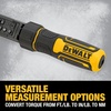 DEWALT Digital Torque Wrench, 3/8 inch Drive, 20-100 FT-LB, with Storage Case (DWMT17061)(3/8″ Digital)