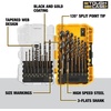 DEWALT Drill Bit Set, 21 Pc High Speed Steel DEWALT Bits, Black and Gold Oxide Coated, 135 Degree Split Point, 31 Degree Helix (DWA1181)(One Size (Pack of 5))