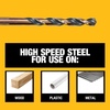 DEWALT Drill Bit Set, 21 Pc High Speed Steel DEWALT Bits, Black and Gold Oxide Coated, 135 Degree Split Point, 31 Degree Helix (DWA1181)(One Size (Pack of 5))
