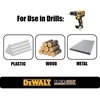 DEWALT Drill Bit Set 29 Pc Black and Gold, High Speed Steel, Split Point, Black Oxide Coating, Optimized Helix, Stronger Core Bit Set for Drill (DWA1189)