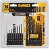 DEWALT Drill Bit Set, 3-Flats Shank,14-Piece, 135 Degree Split Point, for Plastic, Wood and Metal (DWA1184)(14 piece set (Pack of 5))