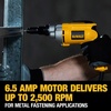DEWALT Drywall Screw Gun, 6.5-Amp (DW268), Yellow(Screwdriver Only)