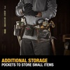 DEWALT Leather Tool Belt Organizer with 18 Pockets, Heavy Duty Construction (DWST550113)(One Size (Pack of 3))