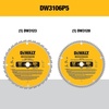 DEWALT Miter Saw Blade Combo Pack, 12” Blades, 40 Tooth & 60 Tooth, Fine Finish, Ultra Sharp Carbide (DWA112CMB)(Saw Blade 2 Pack  12 In.  80T)