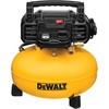 DEWALT Pancake Air Compressor, 6 Gallon, 165 PSI (DWFP55126) | Oil-Free Maintenance-Free Pump, Wood Working, Roofing, Home, Jobsite, 165 Max PSI, 2.6 SCFM @ 90 PSI(Compressor)