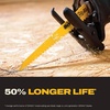 DEWALT Reciprocating Saw Blades, 10 Piece Bi-Metal Combination Set with Case, Various Sizes 6 In to 9 In, Longer Life (DW4898)