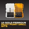 DEWALT Screwdriver Bit Set, 100 Pc Impact Driver Bit Set with Drill Bits, Magnetic Holder and Nut Drivers, FlexTorq Impact Ready, ToughCase Included (DWA2FTS100)(One Size)