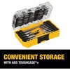 DEWALT Screwdriver Bit Set with Tough Case, 45-Piece (DW2166), Grey/Silver Screwdriving Set with Tough Case(One Size)