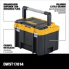 DEWALT TSTAK Tool Box, Deep, Long Handle, Extra Large Design, Fixed Divider for Tool Organization, Water and Debris Resistant (DWST17814)