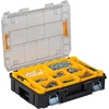 DEWALT TSTAK Tool Organizer, Small Parts and Screw Organizer Tool Box with Removable Compartments, (DWST17805)(17.25″ L x 13.25″ W x 4.62″ H (Pack of 4))