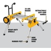DEWALT Table Saw Stand, Rolling Stand, Collapsible and Portable, Lightweight and Compact (DW7440RS)
