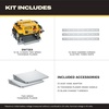 DEWALT Thickness Planer, 13-inch Wood Planer, Three Knife Two Speed, 15 Amp, 20,000 RPM Motor (DW735X)(2-Speed 13″ w/Feed Tables & Extra Blades)