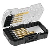 DEWALT Titanium Nitride Coated Drill Bit Set, 10-Piece Impact Ready (DD5160)(One Size (Pack of 5))