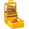 DEWALT Titanium Nitride Coated Drill Bit Set with Pilot Point, 29-Piece (DW1369)