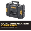 DEWALT Tool Box TSTAK II, 13 In. Flat Top Tool Storage Case, Stackable Organizer Hard Case Portable Toolbox, Heavy Duty, Holds Up To 66 lbs (DWST17807)(1 Count (Pack of 1))