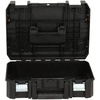 DEWALT Tool Box TSTAK II, 13 In. Flat Top Tool Storage Case, Stackable Organizer Hard Case Portable Toolbox, Heavy Duty, Holds Up To 66 lbs (DWST17807)(1 Count (Pack of 4))