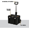 DEWALT Tool Box with Wheels Modular, Large Rolling Tool Box With Telescopic Handle, Portable Carrier Deep Stackable TSTAK Storage (DWST17820)