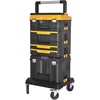 DEWALT Tool Storage Organizer Cart, Use With TSTAK System, Heavy Duty Wheels for Rolling, Organizer for Jobsites (DWST17889)