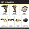DEWALT Tools 5 Tool Power Tool Combo Kit, Cordless Drill Impact Driver Saw Oscillating Multi-tool Set with 20V MAX Battery and Charger (DCK551D1M1)(NEW 20V MAX 5pc. Tool Kit)
