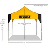 DEWALT® Work Shelter 10′ x 10′ Canopy