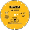 DEWALT 14 in Circular Saw Blade, Dry Wet, Segmented Rim Diamond Blade, 1 in Arbor Size, Extended Performance (DWA47421)