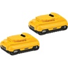 DEWALT 20V MAX 4 Ah Lithium Ion Battery 2-Pack (DCB240-2)(20V MAX)