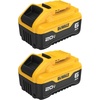 DEWALT 20V MAX Battery, Premium 6.0Ah Double Pack (DCB206-2)(20V MAX 6 Ah)