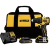 DEWALT 20V MAX* Cordless Drill / Driver Kit, Compact, 1/2-Inch (DCD708C2)