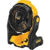 DEWALT 20V MAX Portable Fan, Battery Powered Rechargeable Cordless Shop Fan, Up to 4.5 Hrs Runtime, Variable Speed, 650 CFM, Tool Only (DCE512B)(Jobsite Fan (NEW))