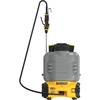 DEWALT 20V MAX XR High Capacity Concrete Chemical Sprayer, 4-Gallon Tank, 150 PSI, 6 Nozzles, 10-Speed Flow Control, Tool Connect Ready, Backpack Straps, Battery & Charger Not Included (DCCS1100B)
