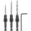 DEWALT Countersink Drill Bit Set #6, #8, #10, 3-Piece (DW2535)